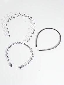3pcs/Set Men Sports Wave Headband Hairbands Gym
