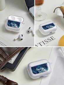 1pc Custom Name Wireless Headphones Case, Personalized Name Wireless Headphones Cover, Custom Engraved Name Monogram Wireless Headphones Case, Personalized Name Wireless Headphones Case, Anniversary Gift, Birthday Gift, Mother's Day Gift, Father's Day Gift, Best Friend Gift, Gift For Mom/Dad, Gift For Girlfriend/Boyfriend, Gift For Friend