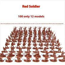 100pcs Plastic  Soldier Figures Toys, Special Forces  Soldiers Model Toys - Multicolor - View 7