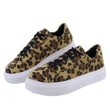 Women Wedge Sneakers - 摩卡棕 - 查看 4