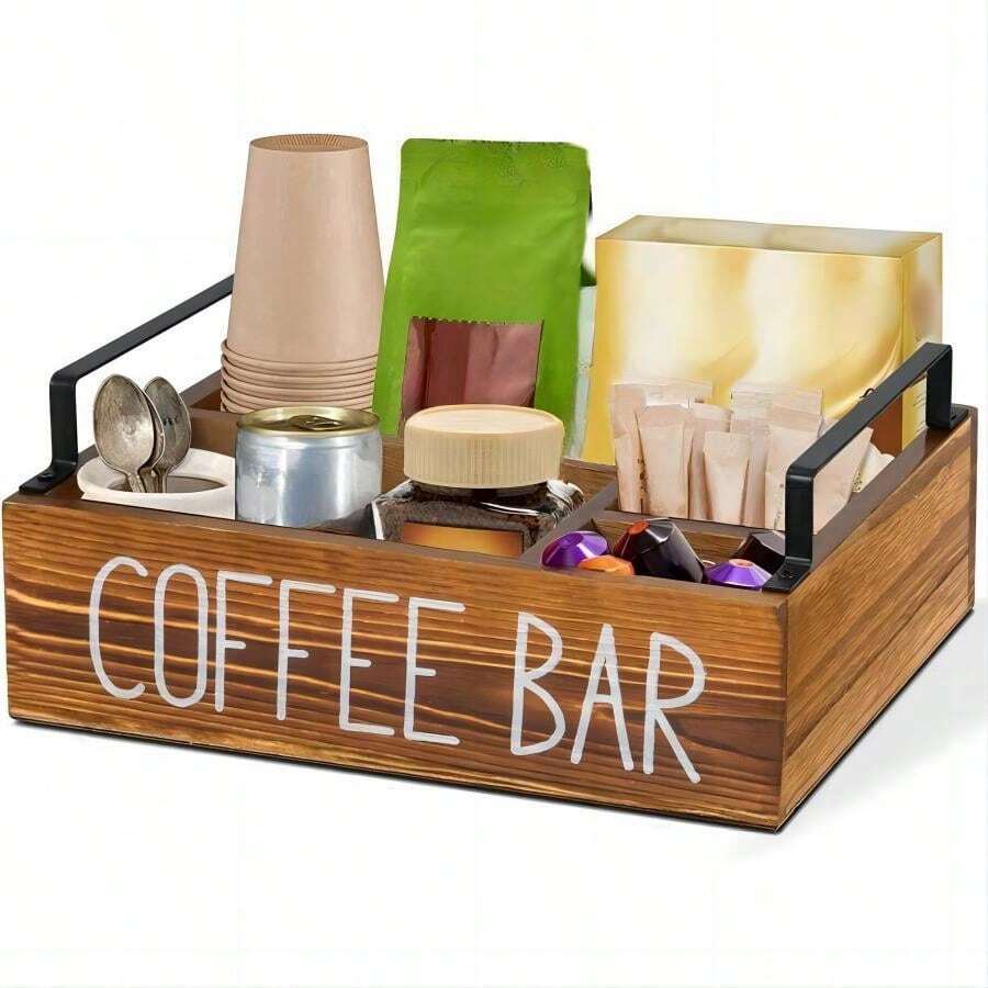 1pc Coffee Bar Accessories Organizer,Countertop, Tea & Coffee Storage