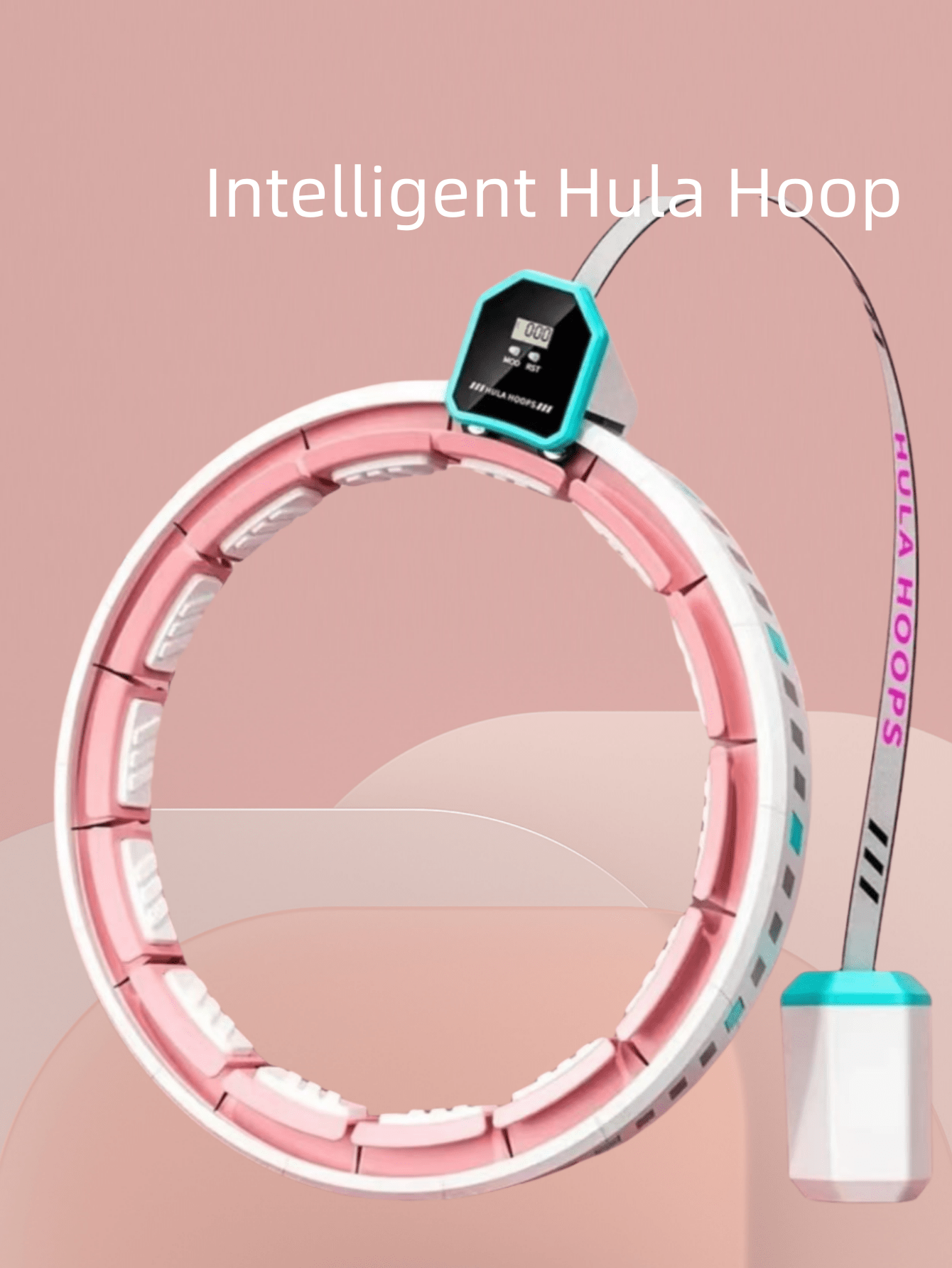 Smart Detachable Hula Hoop With Counting, Timing And Calorie Burning