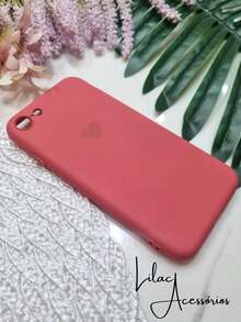 Capa Capinha para iPhone 7 / 8 / SE 2020 (tam. 4.7")Coração Case - Vermelho Goiaba - Visão 3