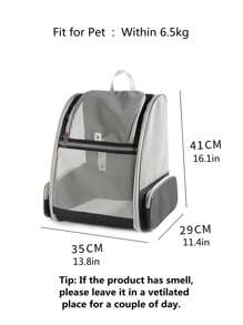 便攜式寵物攜帶袋，寵物背包-軟式貓貓攜帶袋，中型貓和小型狗最高達15磅，經批准的航空公司寵物攜帶袋，適用於旅行 - 彩色 - 查看 2