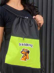 Men Functional Backpacks - màu xanh lá - Xem 2