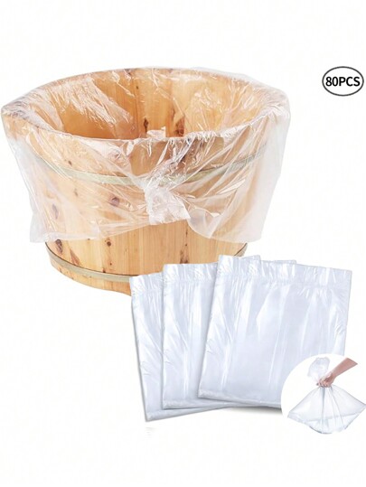 Sacchetti per bagni di piede, rivestimenti per vasca da pedicure usa e getta, sacchetti portatili per pedicure in plastica, rivestimenti per pedicure sottili e ampi usa e getta per bagni di pedicure per l'uso in hotel a casa e negli spa. Strumenti di cura dei piedi, accessori per bagni di pedicure e spa, borse di plastica sottili per bagni di pediluvio per viaggi.