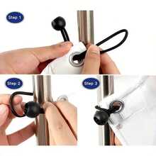 Tarp Bungee Balls Ties 6 Inch,30 PCS Tarp Ball Bungee Cords Heavy Duty Canopy Tie Downs For Canopy,Camping,Shelter,Gazebo,Projector Screen,Tent Poles With UV Resistant - Multicolor - View 5