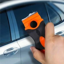 Raspadores de cuchillas de plástico / metal para la ventana del automóvil, limpieza de película de vinilo, vidrio adhesivo y herramienta removedora de polvo de cerámica