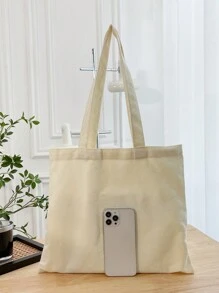 1 pieza Bolso de hombro tipo tote personalizado para mujer, de gran capacidad, único, ligero, plegable, estampado, de moda, como regalo, para ir de compras, reutilizable, lavable, adecuado para la escuela, viajes, regalo de regreso a la escuela, regalo de graduación para profesores, bolso de playa, bolso de compras de vacaciones, portátil, multifunción, versátil, de gran capacidad, ligero, funcional, práctico, de uso general, colorido, adorable, divertido, estilo kawaii, vibraciones de vacaciones, minimalista, de ocio, para ir y venir, personalizado, único, personalizado, regalos ideales para ella, novio, novia, familia, mujeres, principiantes y trabajadores de oficina, amigos, para aniversarios, para cumpleaños, para actividades al aire libre/salidas/viajes/senderismo/estadio/deportes/escalada, para negocios/ir y venir/trabajo/oficina