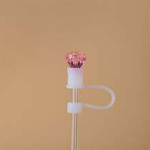 1pc/2pcs/6pcs Rhinestone Straw Cap, Suitabl E For Cups 30oz And 40oz, Dustproof Silicone Straw Caps, Reusable Straw Cover For 10mm (0.4in) Straws, Cup Accessories