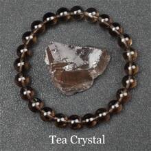 Pulsera de cuentas de piedra natural real de 6/8mm para mujeres, Lapislázuli auténtico, gema de lazurita azul, apatita azul, ágata roja con rayas, cornalina roja, cristal de sodalita, ópalo rosa, piedra de cuarzo rosa, rodanita roja, jaspe rojo, piedra Unakita, ojo de tigre amarillo, jade dorado, obsidiana dorada, obsidiana dorada arcoíris de luz dorada, arenisca azul, radiance de cielo estrellado, piedra de sangre de dragón, pulsera de amatista y piedras naturales de alta calidad, joyería de cristal de Reiki púrpura real original para mujeres y hombres.
