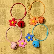Set de 10 llaveros de acero inoxidable pintados con diseños de estrella pentagonal y forma redonda, accesorios DIY de llavero, Set de llavero de colores pastel - Multicolor - Ver 10