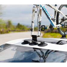 Rockbros Roof Bike Rack, Quick Assembly Bike Rack With Suction Cups For 1-3 Bikes - Red - View 6