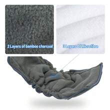 Wkład do pieluch materiałowych dla niemowląt, wkłady z węgla drzewnego z bambusa, miękka wkładka do pieluch materiałowych, 5-warstwowe chłonne wkładki, wielokrotnego użytku do pieluch materiałowych dla niemowląt, dekoracje na baby shower dla rodziny, prezenty