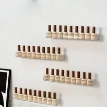 1 Stück Nagellack Aufbewahrungshalter Wandmontage Nagellack Nagelstudio Aufbewahrungsregal Wanddekoration Transparentes Aufbewahrungsregal