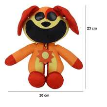 Kit 2 Plush Toys Smiling Critters Catnap Dogday Tender Monster Cat Dog Poppy Playtime Models - Coffee Brown - View 4