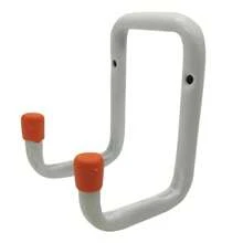 Bestfer Suporte De Aço Parede Multiuso Bicicleta Bike Escada Suporta 30kg BFH1643 - Branco - Visão 2