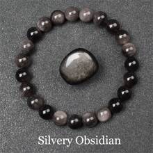 Pulsera de cuentas de piedra natural real de 6/8mm para mujeres, Lapislázuli auténtico, gema de lazurita azul, apatita azul, ágata roja con rayas, cornalina roja, cristal de sodalita, ópalo rosa, piedra de cuarzo rosa, rodanita roja, jaspe rojo, piedra Unakita, ojo de tigre amarillo, jade dorado, obsidiana dorada, obsidiana dorada arcoíris de luz dorada, arenisca azul, radiance de cielo estrellado, piedra de sangre de dragón, pulsera de amatista y piedras naturales de alta calidad, joyería de cristal de Reiki púrpura real original para mujeres y hombres.