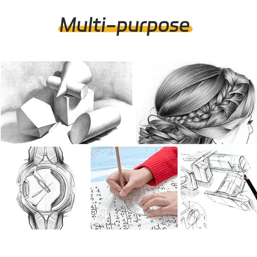 Electric Eraser For Sketch Drawing Detail With Auto Rotation Function