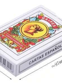 baraja española 48 cartas 12 mazos - Blanco - Ver 2