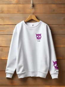 Men Sweatshirts - 白色 - 查看 2