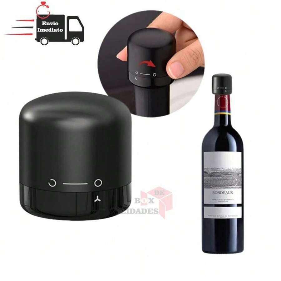 Wine Stoppers - 黑色 - 查看 1