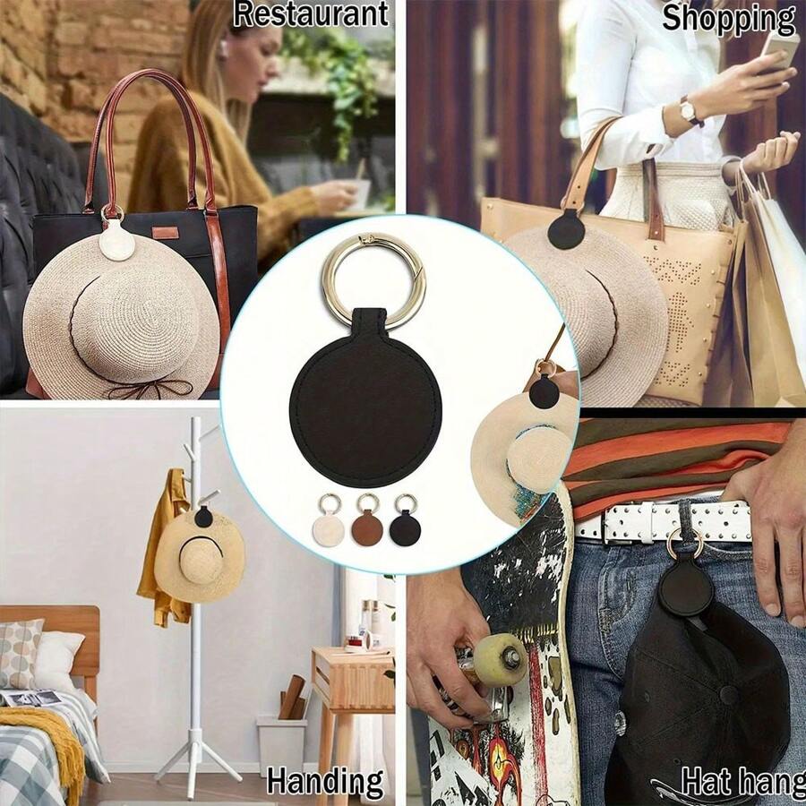 1 Pc Round Hat Clip On Bag Hat Holder For Travel Hat Keeper