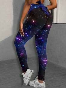 Solid Color Women's Yoga Leggings, Fitness And Slimming Pants