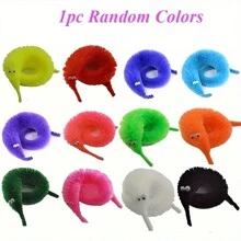 1/10 piezas de lindo gusano mágico de ardilla, juguetes de oruga truco para juegos interactivos, teaser de gato perfecto y fiestas festivas para Mardi Gras y Navidad