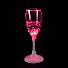 1PC LED Luminous Cup Wedding Banquet Party Atmosphere Champagne Cup  New Unique Luminous Creative Wine Cup