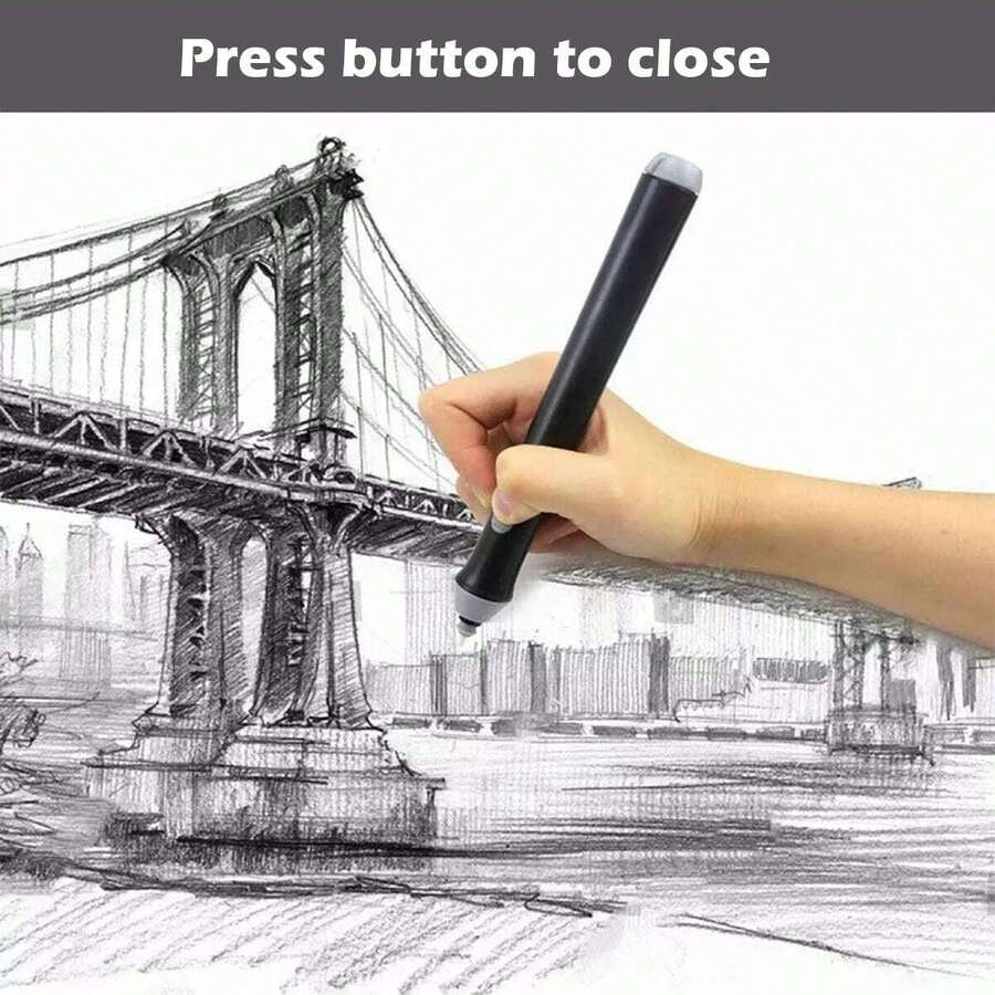 Electric Eraser For Sketch Drawing Detail With Auto Rotation Function