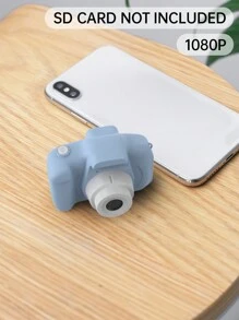 Cámara digital portátil mini 1080P, cámara de juguete recargable a color, pantalla de 2 pulgadas 15MP, regalo de Navidad y cumpleaños para niños y niñas de 3 a 12 años, sin tarjeta TF - Azul - Ver 3