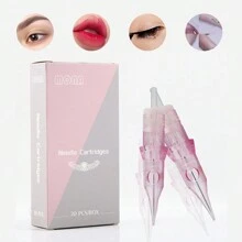 Mona 20pcs/Box RL/RS/F SIZE Pink Professional Disposable Tattoo Cartridges Needle Cartridge Tattoo Needles Standard Size Round Liner For Cartridge Tattoo Pen Machine Tattoo - Pink - View 8