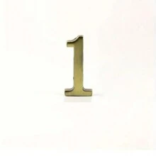 1 件 2 英寸金属数字贴纸，带粘性背衬，适用于门板、墙壁、瓷砖、标签、邮箱、场景装饰、房间、家庭、节日、户外、庭院、花园最佳 - 彩色 - 查看 4