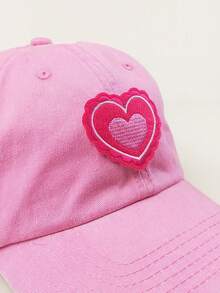 1 cái dễ thương Trang trí trái tim màu kẹo có thể điều chỉnh Chống nắng Mũ bóng chày thể thao, Phong cách đường phố - Nhiều màu - Xem 8