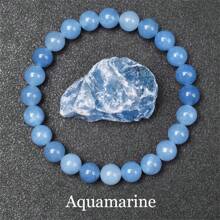 Pulsera de cuentas de piedra natural real de 6/8mm para mujeres, Lapislázuli auténtico, gema de lazurita azul, apatita azul, ágata roja con rayas, cornalina roja, cristal de sodalita, ópalo rosa, piedra de cuarzo rosa, rodanita roja, jaspe rojo, piedra Unakita, ojo de tigre amarillo, jade dorado, obsidiana dorada, obsidiana dorada arcoíris de luz dorada, arenisca azul, radiance de cielo estrellado, piedra de sangre de dragón, pulsera de amatista y piedras naturales de alta calidad, joyería de cristal de Reiki púrpura real original para mujeres y hombres.