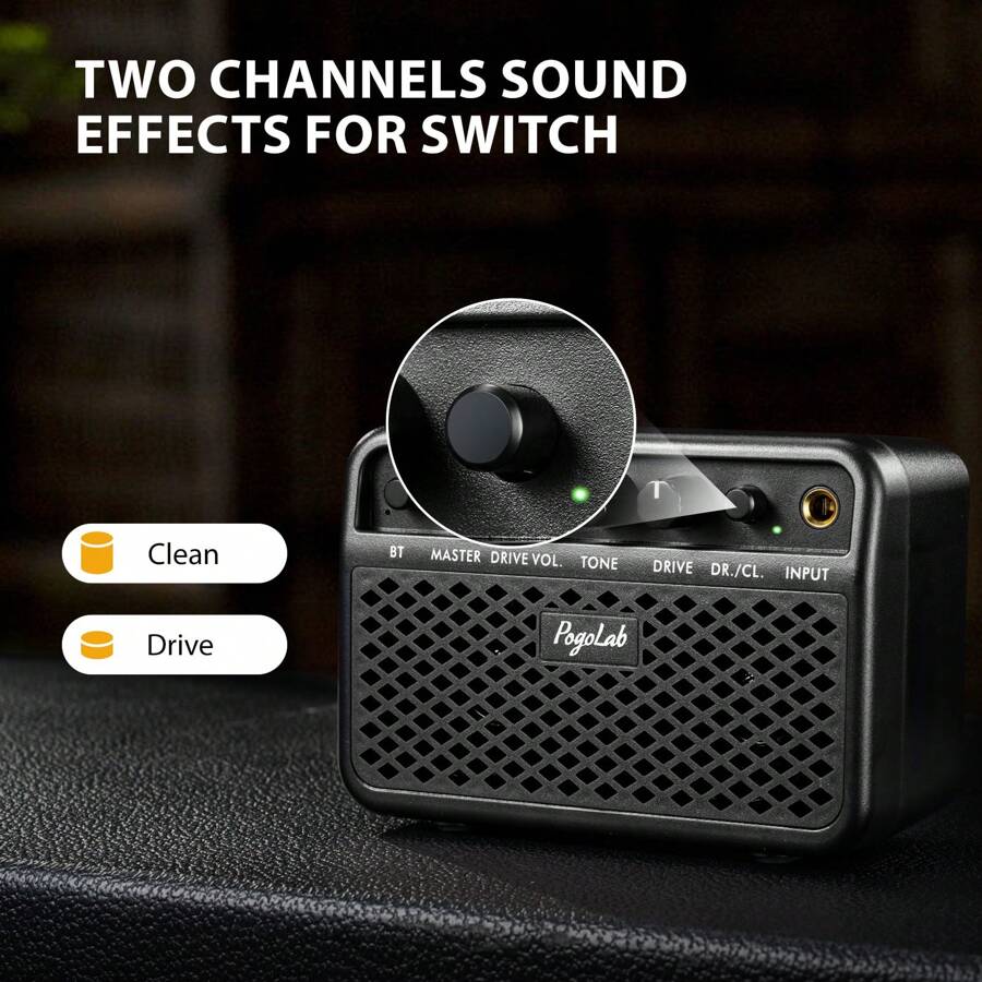 Mini Guitar Amp, 5W Small Portable Electric Guitar Amplifier, Clean