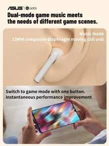 ASUS Asus 172 In-Ear Wireless Headphones With Charging Bay New High Sound Quality Ultra Long Life Use Music Games