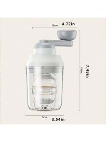 Manual Eggbeater For Home Use, Golden Egg Whisk Maker, Magic Tool For Beating, Boiling And Pulling Eggs - Multicolor - View 2