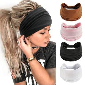 1pc Women Wide Sport Solid Color Headband, Bohemian Twist Knot Hair Tie, Yoga Running Hair Accessories, Fashionable Head Wrap Accessories,Gifts,Travel,Gifts For Women,Hair Stuff,Stocking Stuffers,Stocking Stuffers,Stocking Fillers,Stocking Stuffers For Women,Stocking Fillers Women,Christmas Gifts,Gifts,Christmas Stocking Fillers,Gifts For Women,Gift,Christmas Gift,Stocking Stuffers For Adults,Stocking Fillers For Adult,Hair Stuff,Women's Accessories,Stocking Stuffer,Coming-Of-Age Hair Accessory,Christmas Hair Accessories,Gift Ideas For Women,Beauty Stocking Fillers,Christmas Gifts For Women