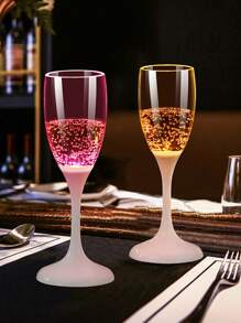 1PC LED Luminous Cup Wedding Banquet Party Atmosphere Champagne Cup  New Unique Luminous Creative Wine Cup