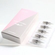 Mona 20 Stück/Box RL/RS/F GRÖßE grau professionelle Einweg-Tattoo-Kartuschen Nadel-Kartuschen-Tattoo-Nadeln Standardgröße Rund-Liner für Kartuschen-Tattoo-Stift-Maschine Tattoo