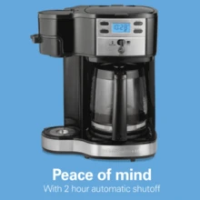 Cafetera Eléctrica Programable Hamiltoon Beeach 49980-cl Doble Función Maquina De Café LEODY - Negro - Ver 6