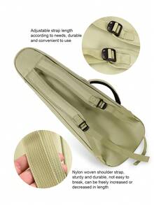 Ukulele Case 0.5 Inch Heavy Sponge Padding Waterproof Dustproof Shockproof Ukulele Bag For Concert Soprano Tenor Ukulele - Grass Green/beige - View 8