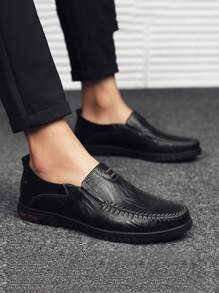 Casual British Simple Romantic Elegant British Style Every Match Gentleman Style Men Daily Outdoor Leisure Business Party Vacation Commute To Work Spring Summer Autumn Winter Four Seasons Black Red Brown Lightweight Non-Slip Breathable Comfortable Loafers Men's Shoes Big Size Men's Shoes 44 45 46 47 New Men's Shoes Solid Color Round Toe Low Top Shoes Cover Feet Flat Slip-On Loafers Casual Men's Shoes Leather Shoes Outdoor Men's Shoes Business Shoes Driving Shoes Boat Shoes Large Size Men's Shoes Loafers