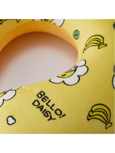Miniso Daisy Minions Collection Memory Foam Travel Neck Pillow, Com Tafel Breathable Shaped Kussen Car Home Office Airplane Train view 5