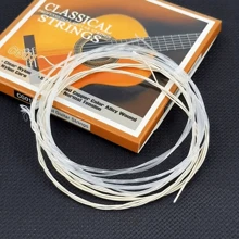1/2/5 Sets Of Classic Guitar Strings - Bright Sounding Transparent Nylon Strings, Silvered Copper Alloy Wound 6 Strings/Set (E-1st-0.028 Inch/B-2nd-0.032 Inch/G-3rd-0.040 Inch/D-4th-0.030 Inch/A-5th-0.035 Inch/E-6th-0.043 Inch) - Multicolor - View 3