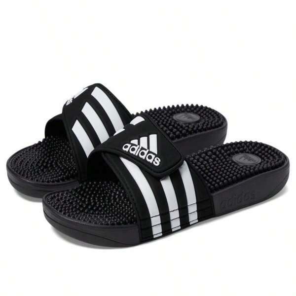 Adidas Non-Slip Massage Sandals Can Be Worn Outside Black | Adissage