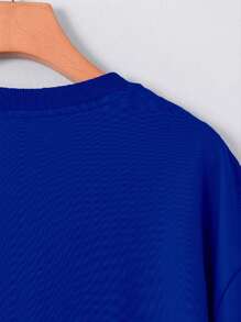 Men T-Shirts - 寶藍色 - 查看 6