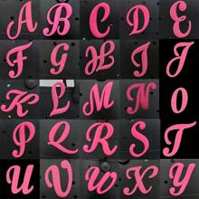 1pc Pink Letters For Beach Bag Decorative Charm Insert Bag Accessories Beach Bag Accessories For Women's Rubber Beach Handbag EVA Bag Personalized Handbag 3D Letters DIY Your Bag(LetterA-Z)  Beach Accessories Rubber Beach Bag